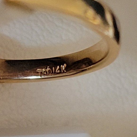 14k Gold Infinity Knot Ring - Size 5 - Picture 7 of 7